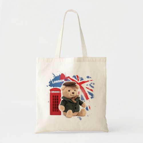 London Bear Tote Bag