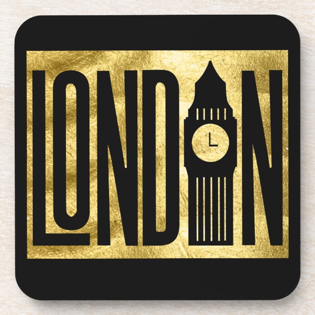 LONDON BEVERAGE COASTER (Front)
