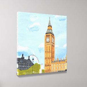 London Big Ben canvas art Canvas Photo Tile