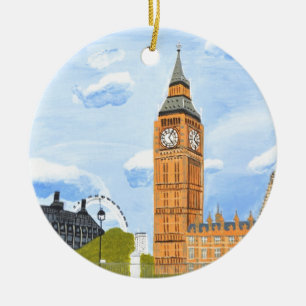 London Big Ben Ceramic Ornament