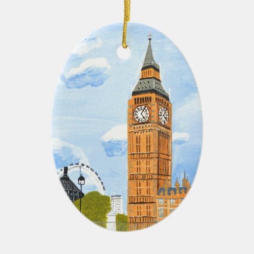 London Big Ben Ceramic Ornament