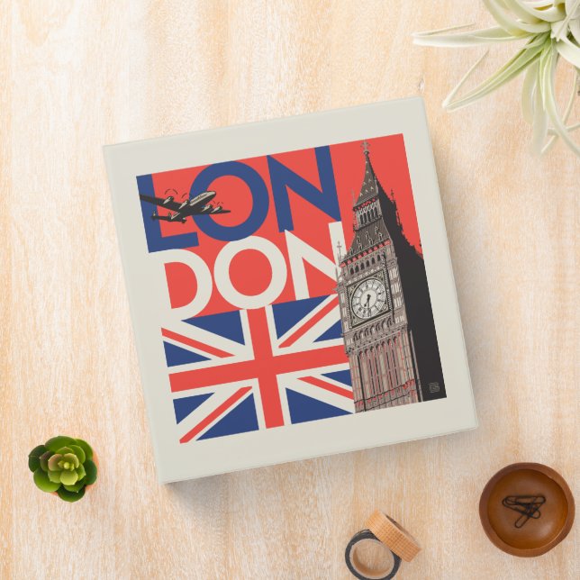 London Big Ben | England 3 Ring Binder (In Situ)