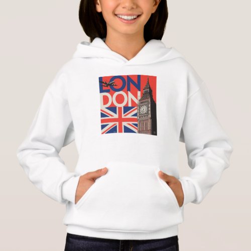 London Big Ben  England Hoodie