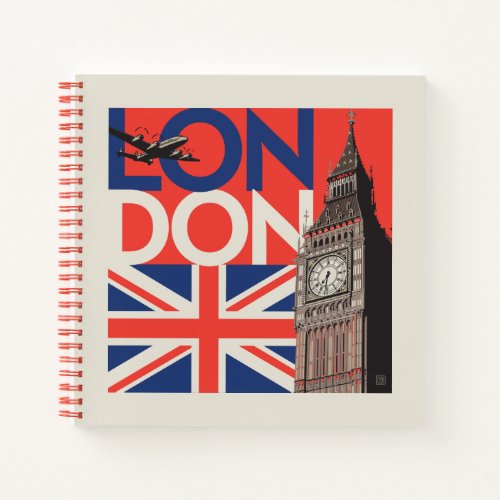 London Big Ben  England Notebook