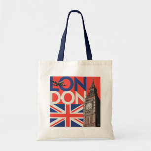 London Big Ben England Tote Bag