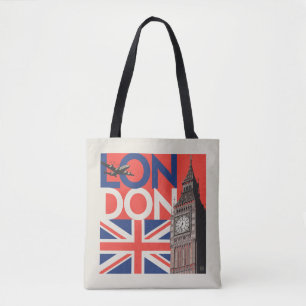 London Big Ben England Tote Bag