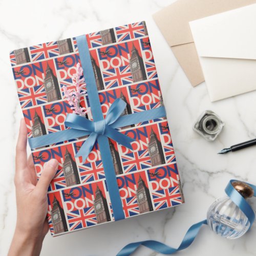London Big Ben  England Wrapping Paper