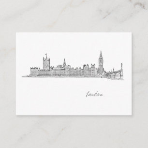 London Big Ben Great Britain Architecture Enclosure Card