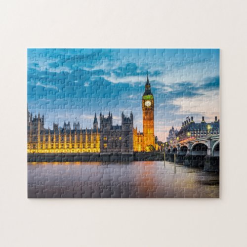 London Big Ben Houses of Parliament Skyline Jigsaw Puzzle