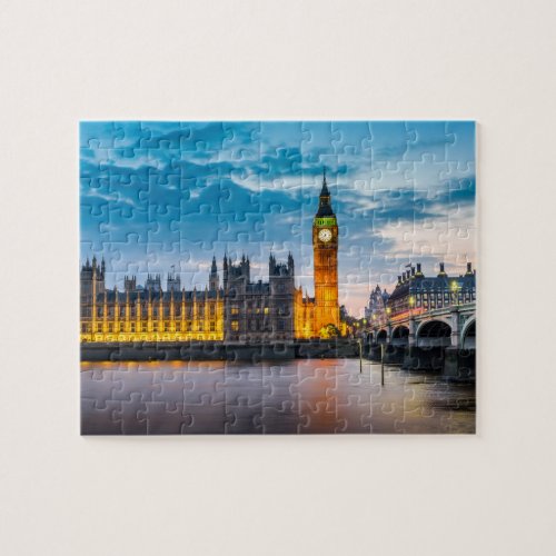 London Big Ben Houses of Parliament Skyline Jigsaw Puzzle