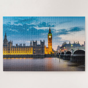 London Big Ben Houses of Parliament Skyline Jigsaw Puzzle