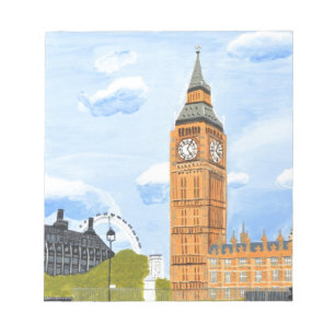 London Big Ben Notepad