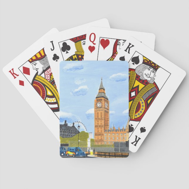 London Big Ben Poker Cards (Back)