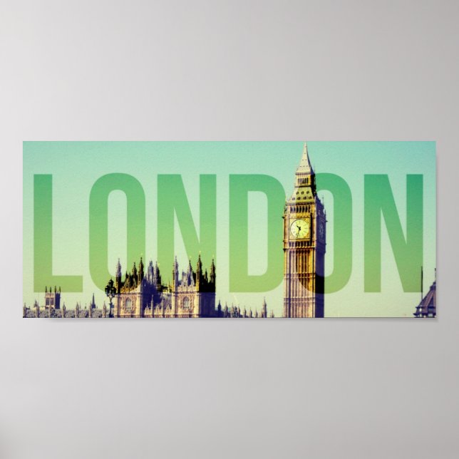 London Big Ben Poster (Front)