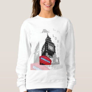 London Big Ben Red Telephone Sweatshirt
