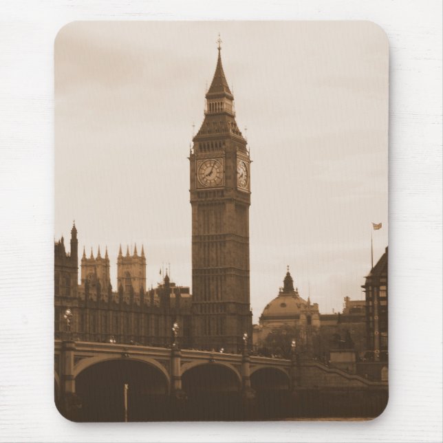 London - Big Ben - Thames - Mousepad (Front)