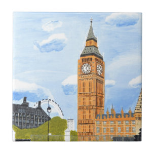 London Big Ben Tile