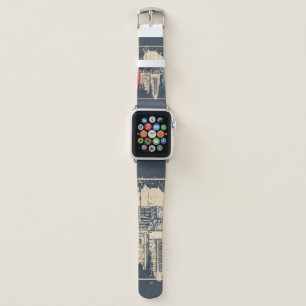 London Big Ben: Typography Poster Apple Watch Band