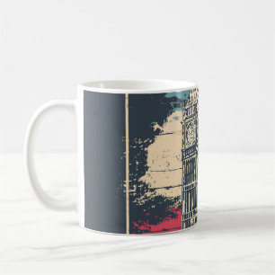London Big Ben: Typography Poster Coffee Mug