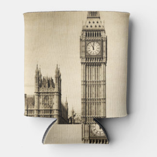London Big Ben: Vintage View Can Cooler