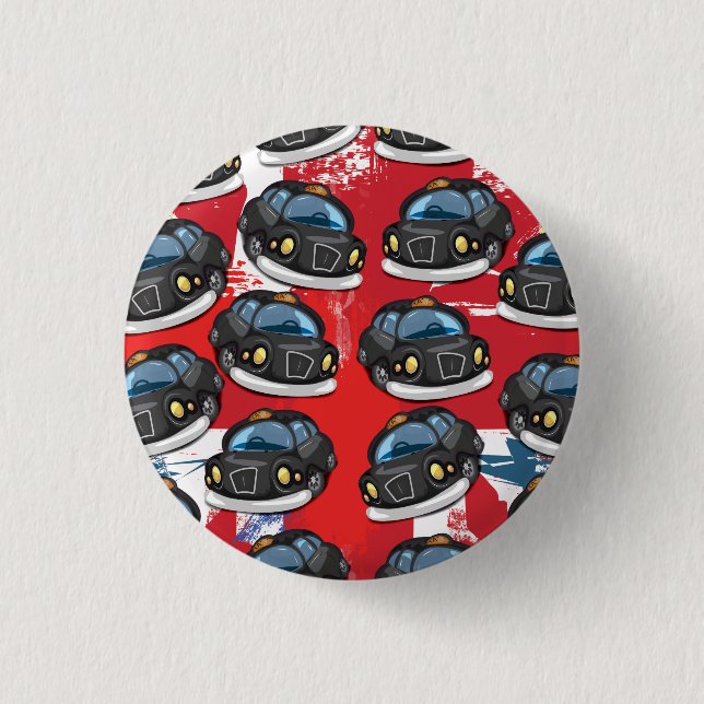 London Black Cab Button (Front)