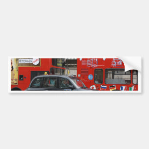 London Black Cab Taxi Bumper Sticker