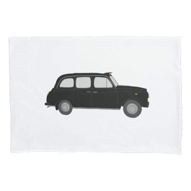 London Black Taxi Pillow Case (Front)