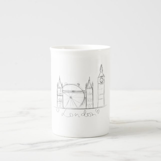 London Bone China Mug (Front)