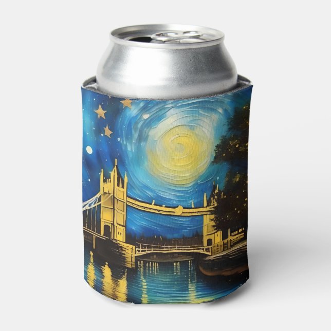London Bridge Acrylic Art, Can Cooler (Can Front)