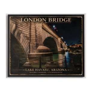 London Bridge at Night Acrylic Print