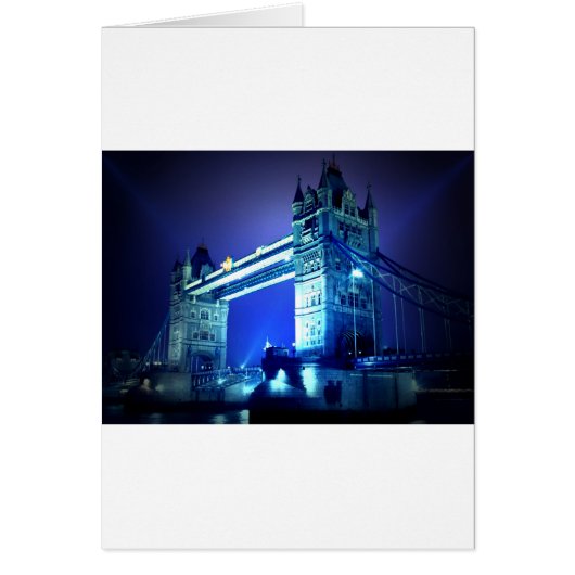 London Bridge at Night Cards (Front)