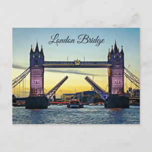 London Bridge at Sunset Postcard Keepsake
