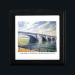 London Bridge by Alfred Zwiebel Jewelry Box<br><div class="desc">London Bridge by Alfred Zwiebel,  oil painting of the London Bridge in Lake Havasu City Arizona. Painting hangs in the Lake Havasu Museum.  Support the Lake Havasu Museum of History. Proceeds go to support the Lake Havasu Museum.</div>