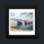 London Bridge by Alfred Zwiebel Jewelry Box<br><div class="desc">London Bridge by Alfred Zwiebel,  oil painting of the London Bridge in Lake Havasu City Arizona. Painting hangs in the Lake Havasu Museum.  Support the Lake Havasu Museum of History. Proceeds go to support the Lake Havasu Museum.</div>