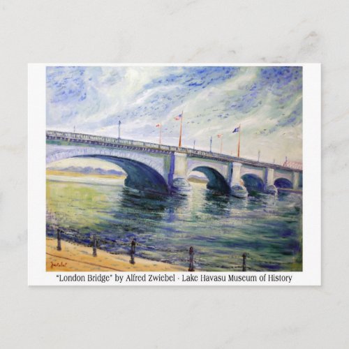 London Bridge by Alfred Zwiebel Postcard