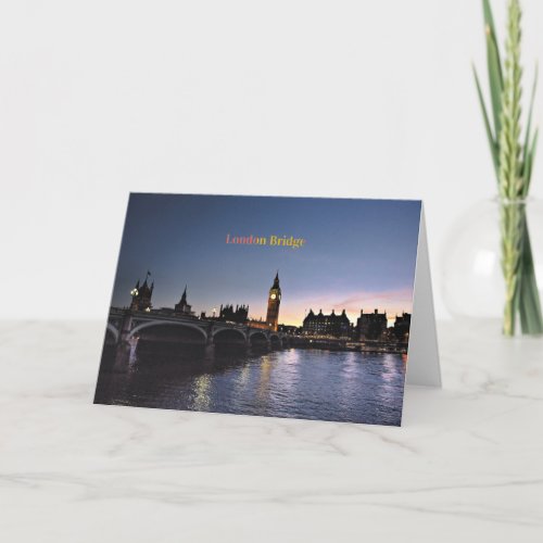 London Bridge Card