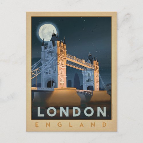 London Bridge  England Postcard