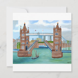 London Bridge Invitation card 