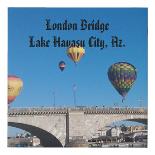 London Bridge, Lake Havasu, Az. Faux Canvas Print