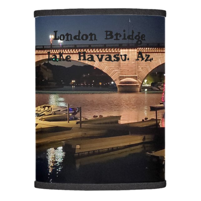 London Bridge Lake Havasu Lamp Shade (Front)