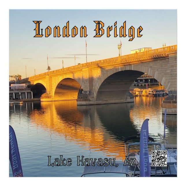 London Bridge Lake Havasu  Photo Print (Front)
