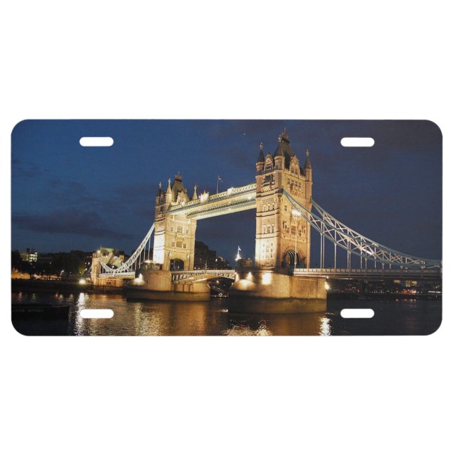 London Bridge License Plate (Front)