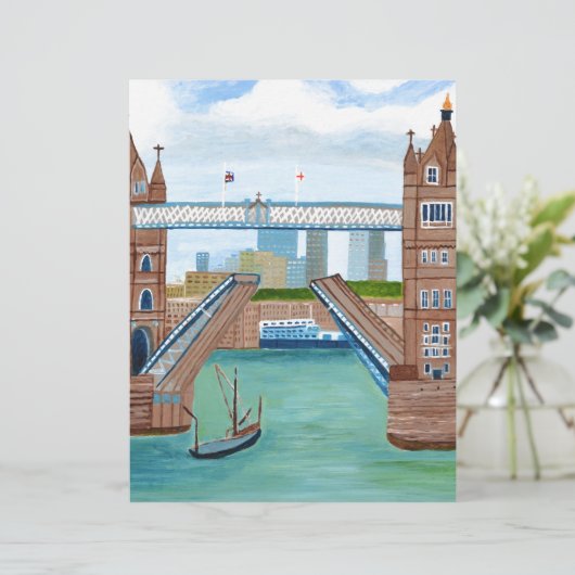 London Bridge Paper Sheet (Standing Front)