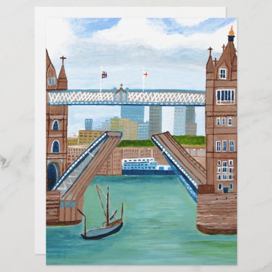 London Bridge Paper Sheet (Front/Back)