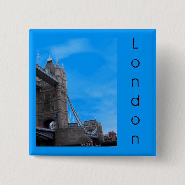 London Bridge Pinback Button (Front)