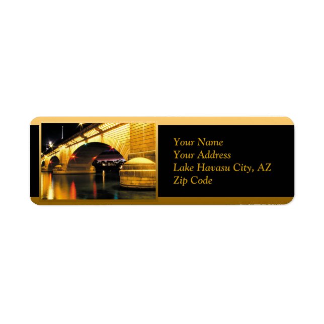 London Bridge Return Address Labels (Front)