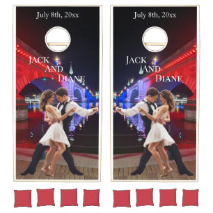 London Bridge Wedding Destination Cornhole Set