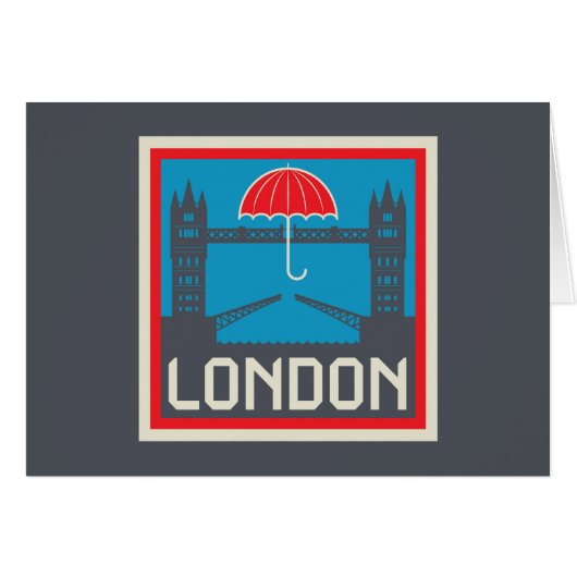 London Bridge with Umbrella (Front Horizontal)