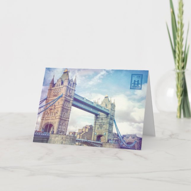 LONDON BRIDGES Greeting Card (Front)