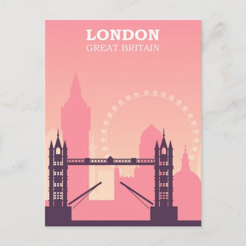 London Britain England Postcard